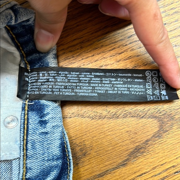 Zara Women's Straight Leg Jeans - Light Blue - Picture 5 of 6